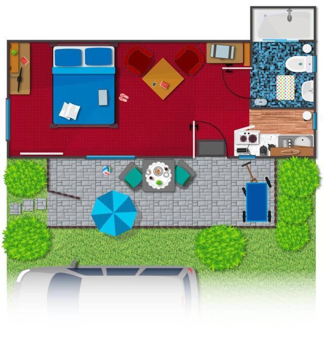 Gemuetlicher Gartenbungalow